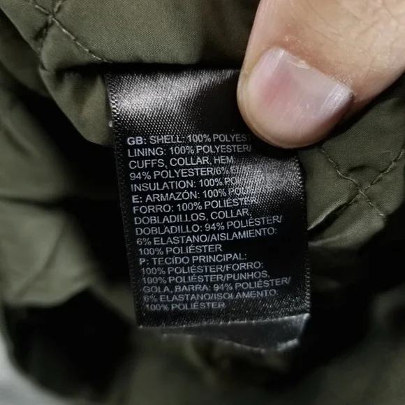 The North Face Jacket Mens‎ XL Green Flight Aviator Bomber Patches Military - Picture 6 of 9